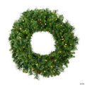 Vickerman 30" Cheyenne Pine Artificial Christmas Wreath, Warm White LED Lights