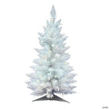Vickerman 30" Sparkle White Spruce Pencil Christmas Tree with Warm White LED Lights
