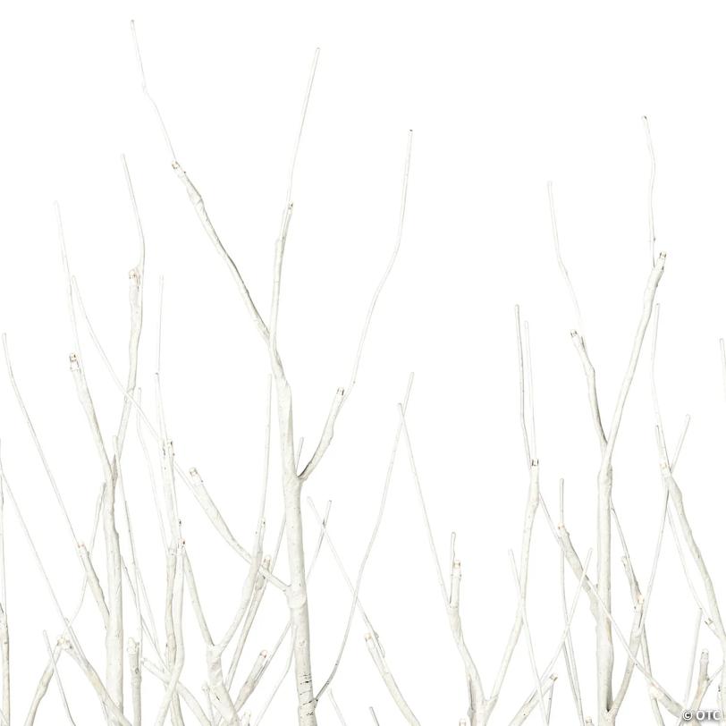 Vickerman 30" White Birch Twig Tree Grove, Warm White 3mm Wide Angle LED lights, 5 Piece Set.