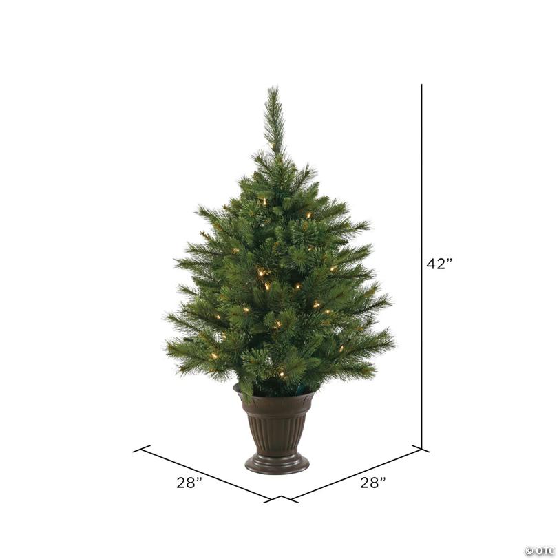 Vickerman 3.5' Cashmere Christmas Tree with LED Lights