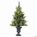 Vickerman 3.5' Cashmere Pine Artificial Christmas Tree, Multi-Colored Dura-Lit® LED Lights