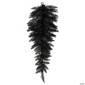 Vickerman 36" Black Fir Artificial Christmas Teardrop, Unlit