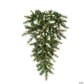 Vickerman 36" Cashmere Artificial Christmas Tree Teardrop, Warm White Dura-lit LED Lights