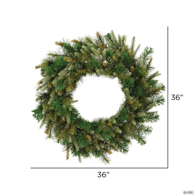 Vickerman 36" Cashmere Artificial Christmas Wreath, Unlit