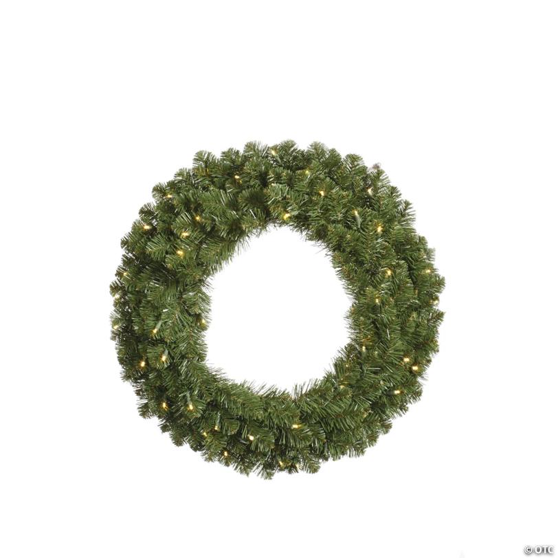Vickerman 36" Grand Teton Artificial Christmas Wreath, Warm White Wide Angle LED Lights