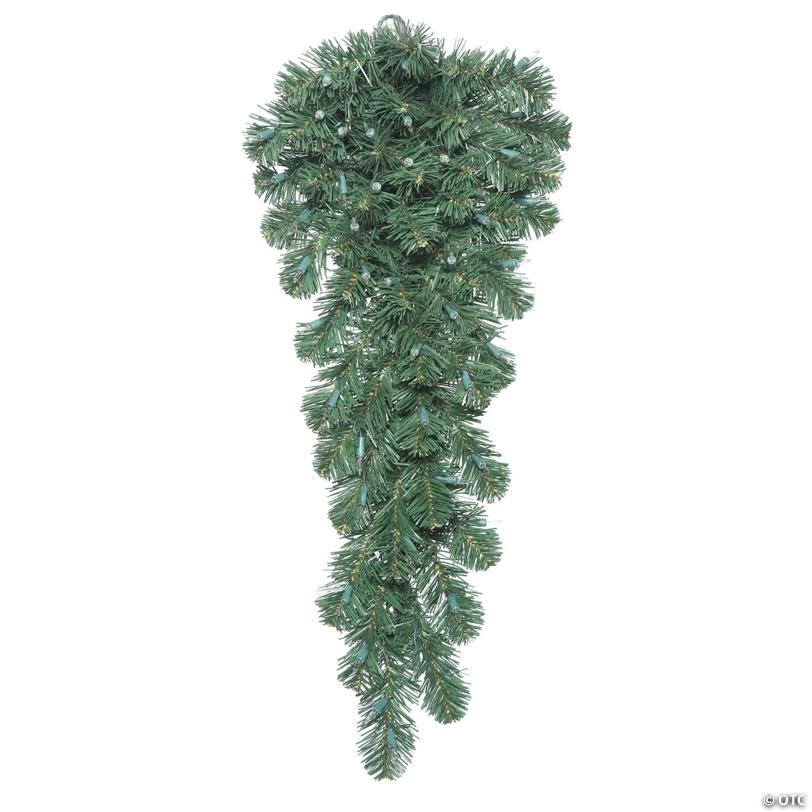Vickerman 36" Oregon Fir Artificial Christmas Tree Teardrop, Unlit