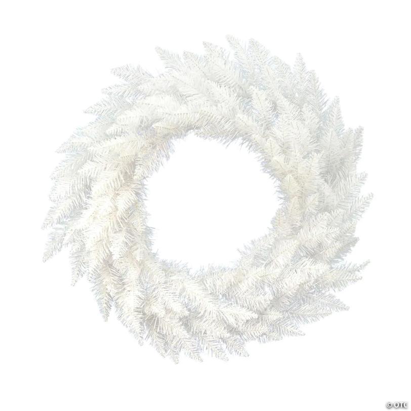 Vickerman 36" Sparkle White Spruce Artificial Christmas Wreath, Unlit