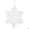 Vickerman 36" White Glitter Snowflake Christmas Ornament