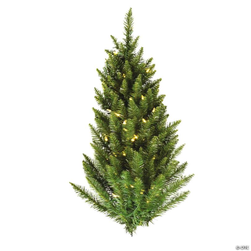 Vickerman 3' Camdon Fir Christmas Wall Tree with Warm White LED Lights