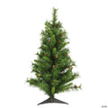 Vickerman 3' Cheyenne Pine Artificial Christmas Tree, Unlit