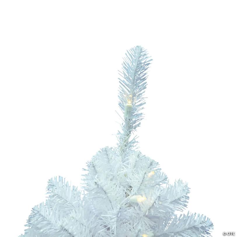 Vickerman 3' Crystal White Spruce Christmas Tree with Warm White LED Lights