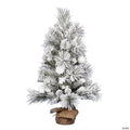 Vickerman 3' Frosted Beacon Pine Artificial Christmas Tree