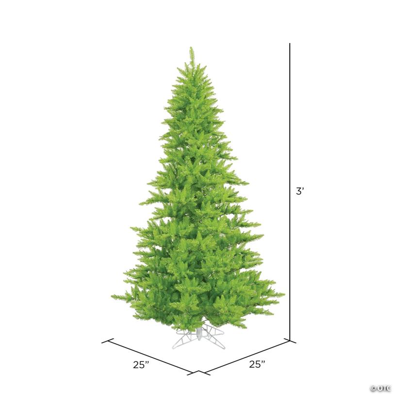 Vickerman 3' Lime Fir Artificial Christmas Tree, Unlit