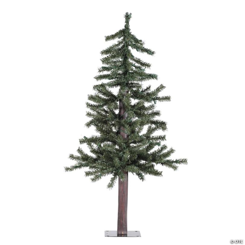 Vickerman 3' Natural Alpine Artificial Christmas Tree, Unlit