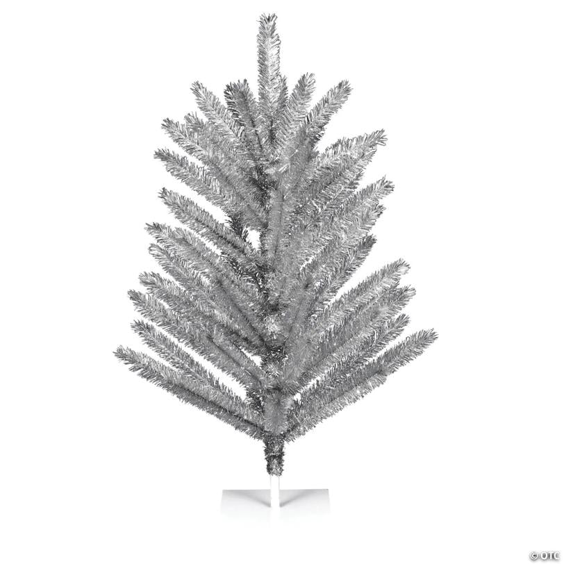 Vickerman 3' Vintage Aluminum Artificial Christmas Tree