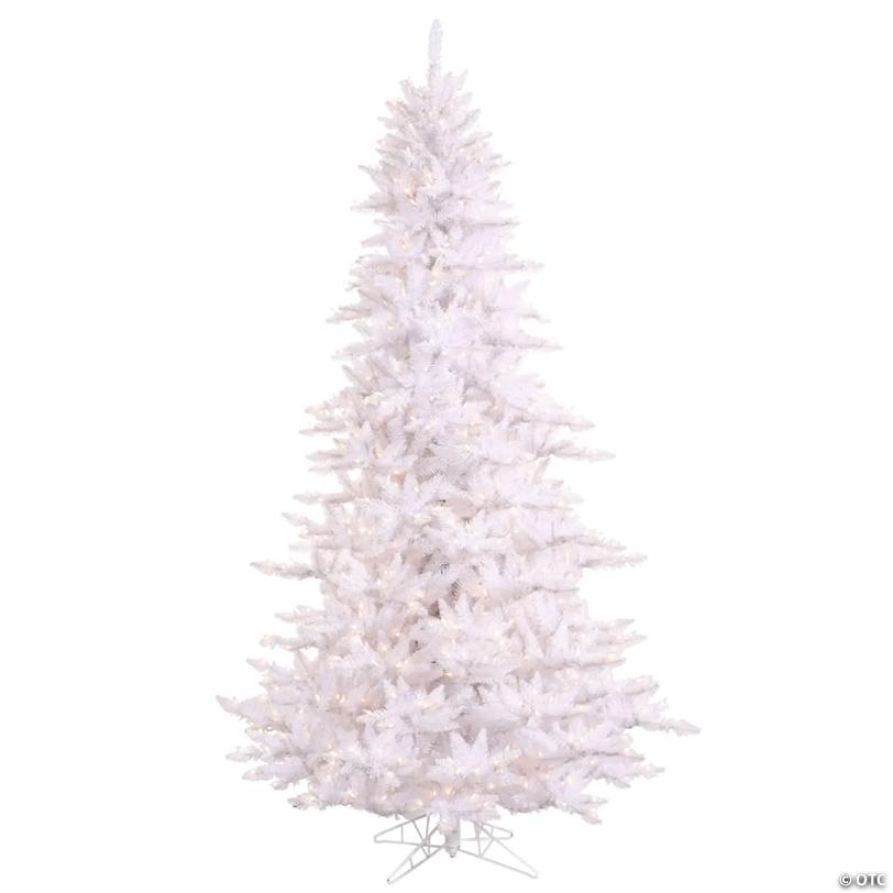 Vickerman 3' White Fir Slim Christmas Tree with Warm White LED Lights