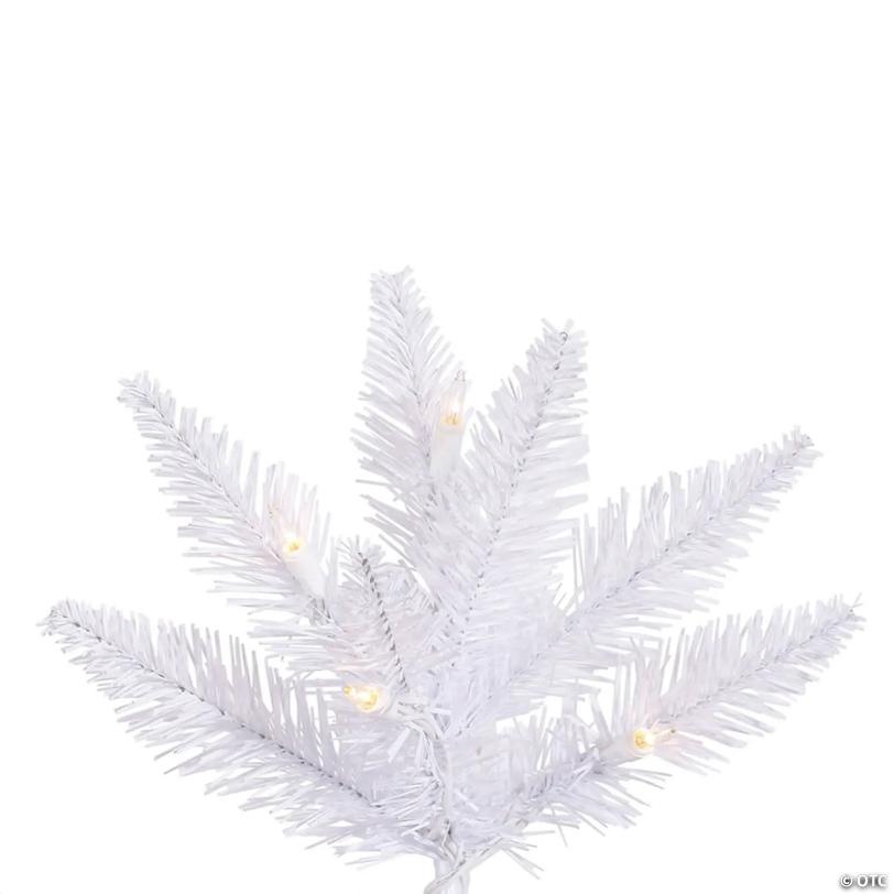 Vickerman 3' White Fir Slim Christmas Tree with Warm White LED Lights
