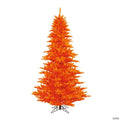 Vickerman 4.5' Orange Fir Christmas Tree with Orange LED Lights