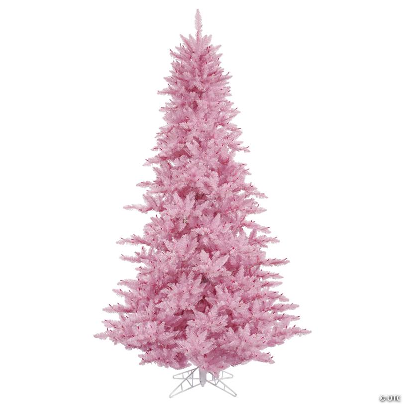 Vickerman 4.5' Pink Fir Artificial Christmas Tree, Unlit