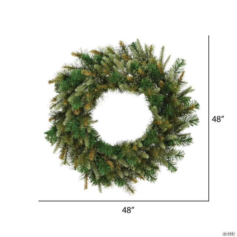 Vickerman 48" Cashmere Artificial Christmas Wreath, Unlit