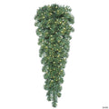 Vickerman 48" Oregon Fir Artificial Christmas Tree Teardrop, Warm White Single Mold Wide Angle LED Lights