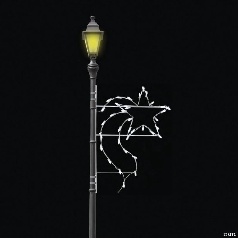 Vickerman 4' Designer Star Commercial Pole Decoration With 35 LED Lights.