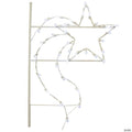 Vickerman 4' Designer Star Commercial Pole Decoration With 35 LED Lights.