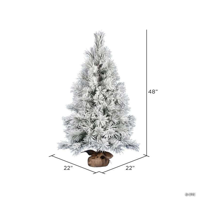 Vickerman 4' Frosted Beckett Pine Artificial Christmas Tree