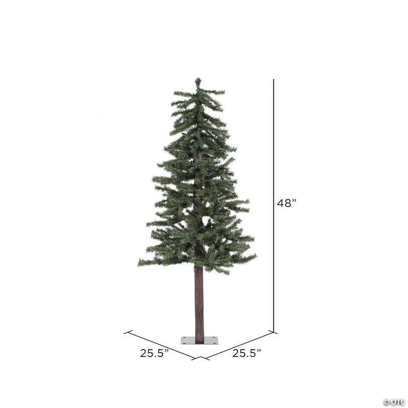 Vickerman 4' Natural Alpine Christmas Tree - Unlit