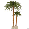Vickerman 4' and 6' Outdoor Palm Artificial Christmas Artificial Tree with 400 Warm White Italian LED Lights