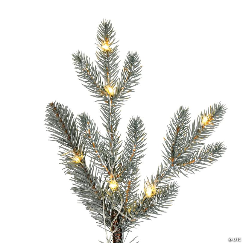 Vickerman 4' x 33" Gooding Potted Pine Tree, Warm White LED Mini Lights