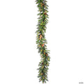 Vickerman 50' Cheyenne Artificial Christmas Garland, Warm White LED Lights
