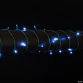 Vickerman 50 Cool White Wide Angle LED Light on Green Wire, 25' Christmas Single Mold Light Strand