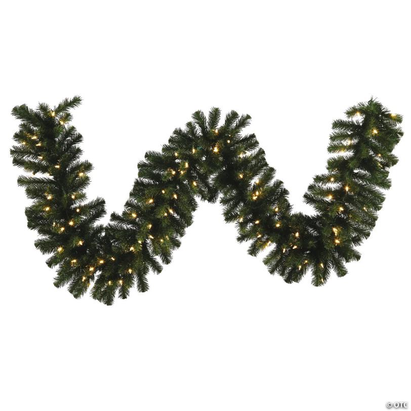 Vickerman 50' Douglas Fir Artificial Christmas Garland, Warm White LED Lights