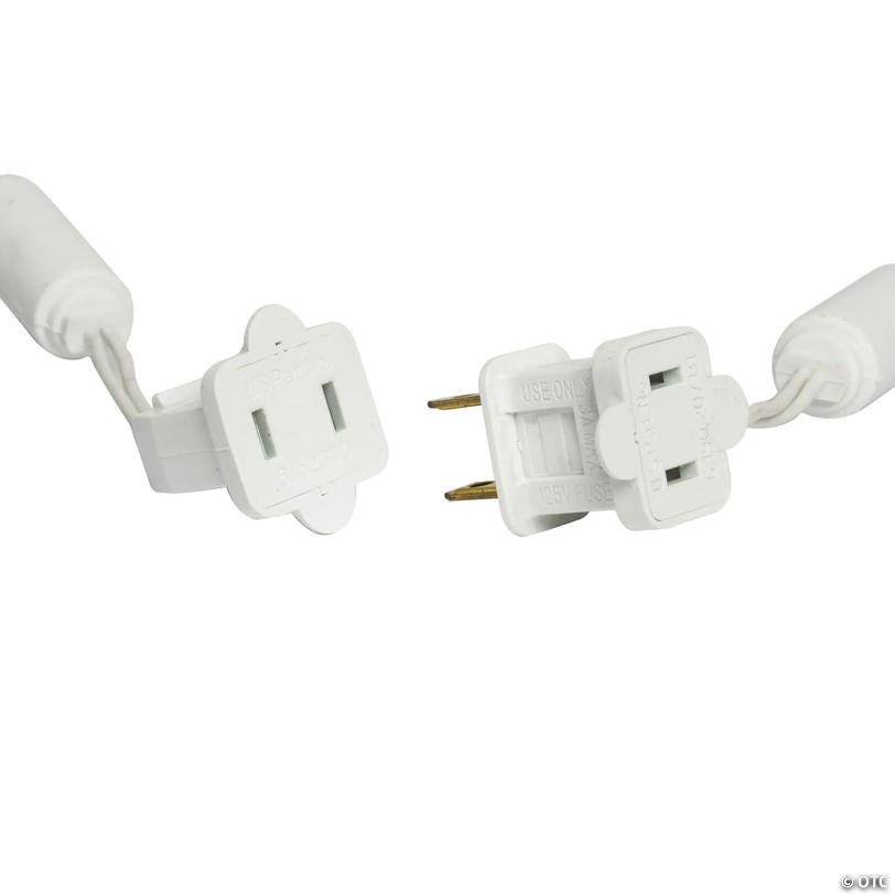 Vickerman 50 Red-White-Blue C6 LED Light on White Wire, 25' Light Strand