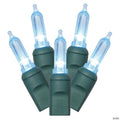 Vickerman 50 Teal Italian LED Light on Green Wire, 25' Light Strand