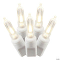 Vickerman 50 Warm White Italian LED on White Wire, 25' Light Strand
