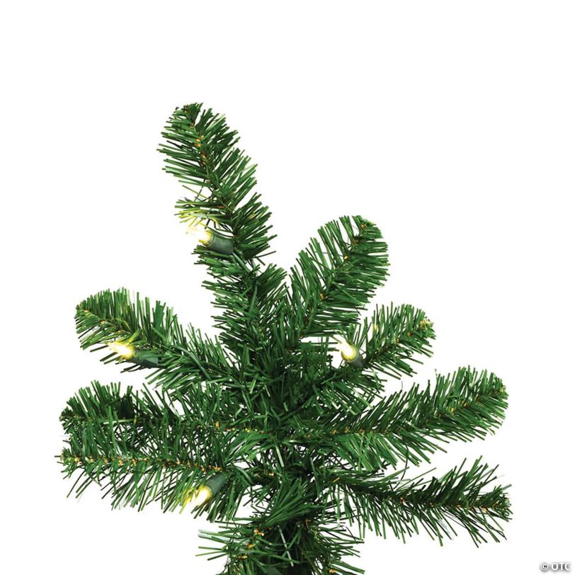 Vickerman 5.5' Green Upside Down Christmas Tree with Warm White LED Lights