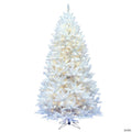 Vickerman 5.5' Sparkle White Spruce Christmas Tree with Warm White LED Lights