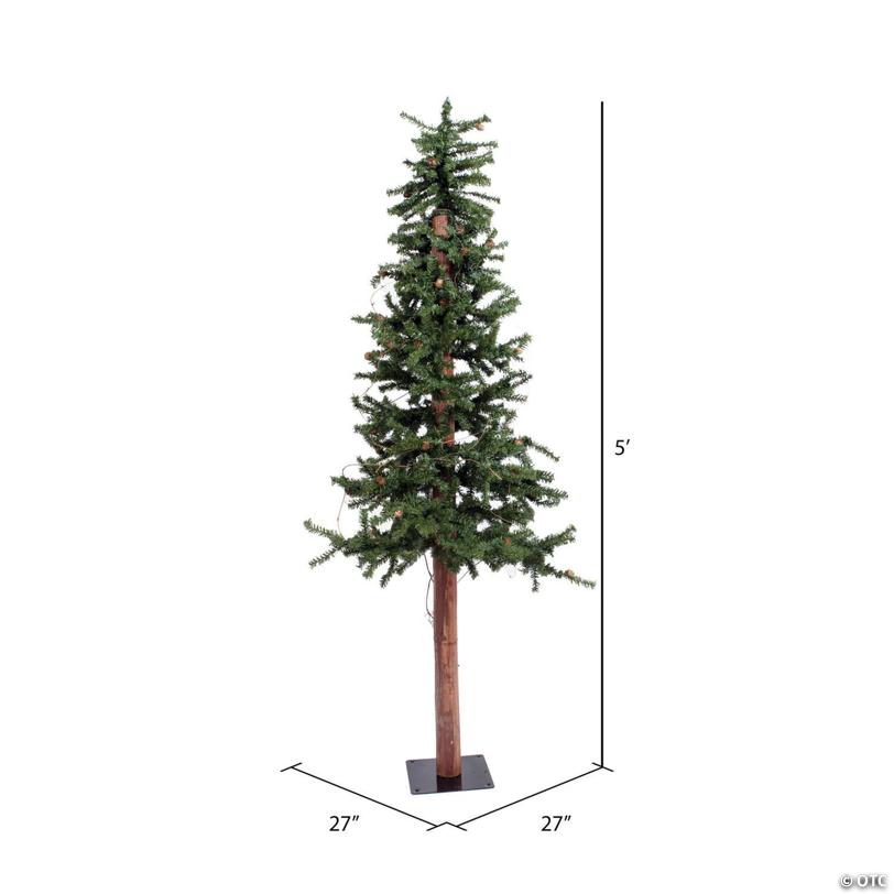 Vickerman 5' Alpine Artificial Christmas Tree - Unlit