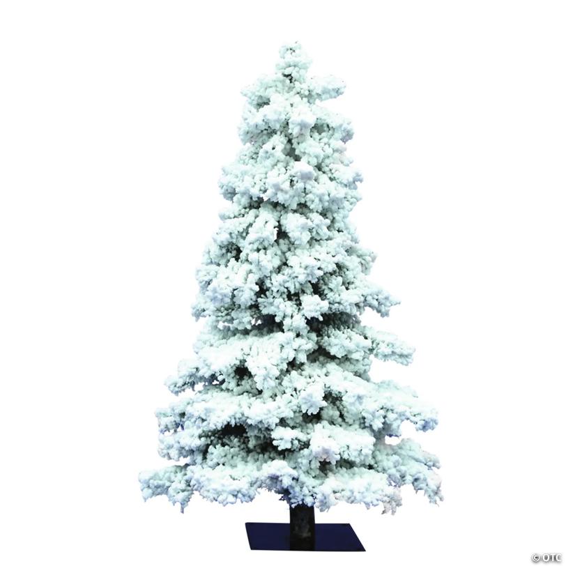 Vickerman 5' Flocked Spruce Christmas Tree