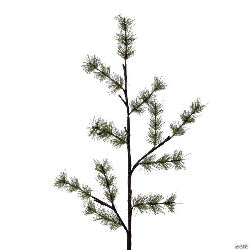Vickerman 5' Green Mini Pine Twig Tree, Warm White 3mm Wide Angle LED lights.
