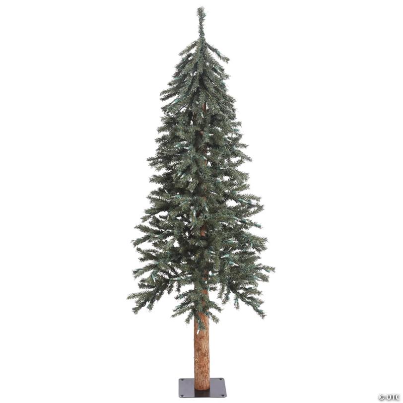 Vickerman 5' Natural Bark Alpine Christmas Tree - Unlit