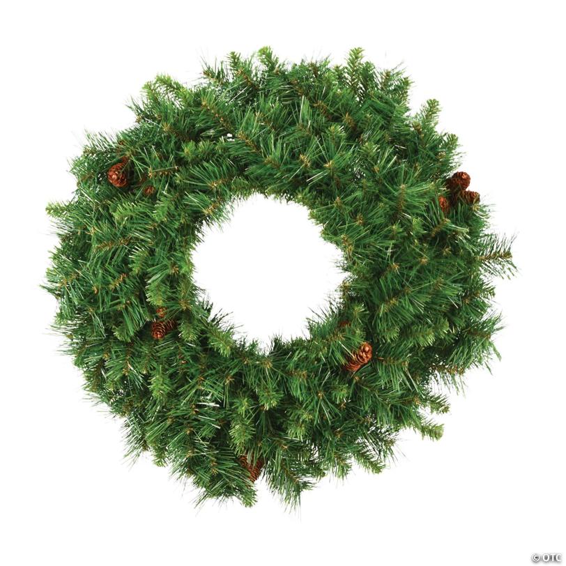 Vickerman 60" Cheyenne Pine Artificial Christmas Wreath, Unlit