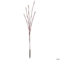 Vickerman 60 Red Wide Angle LED Twig Light Set on Brown Wire, Pack of 3