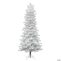 Vickerman 6.5' Crystal White Pine Slim Artificial Christmas Tree, Unlit