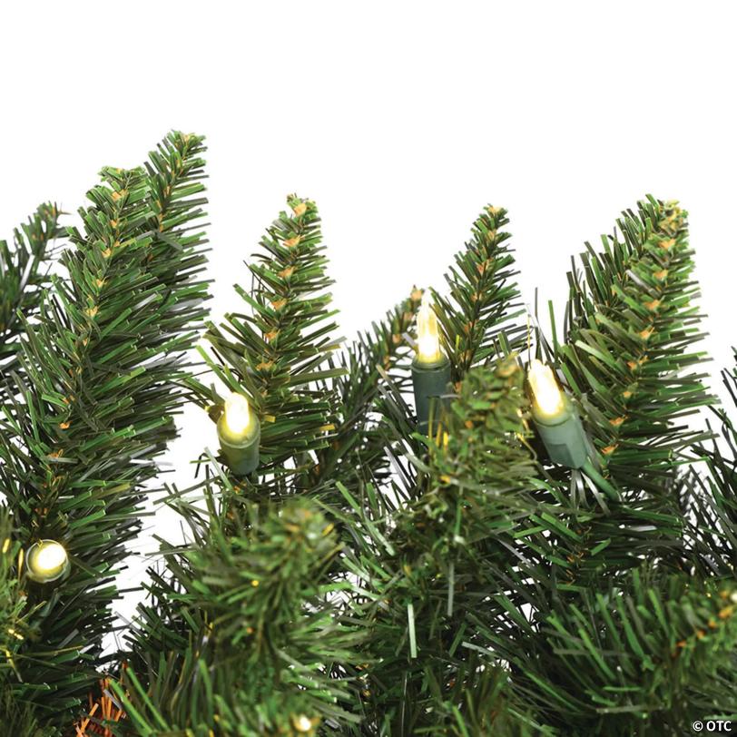 Vickerman 6.5' Durham Pole Pine Christmas Tree with Warm White LED Lights
