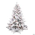 Vickerman 6.5' Flocked Alaskan Pine Christmas Tree with Multi Lights