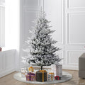 Vickerman 6.5' Flocked Hudson Fraser Fir Artificial Christmas Tree, Unlit