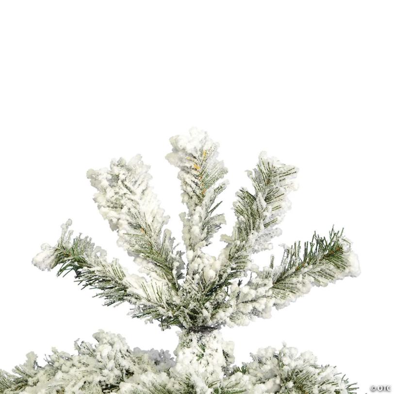 Vickerman 6.5' Flocked Pacific Christmas Tree - Unlit